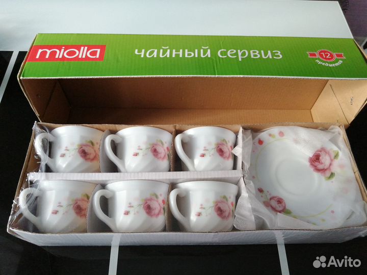 Чайный сервиз Глория miolla 12 предметов