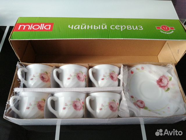 Чайный сервиз Глория miolla 12 предметов