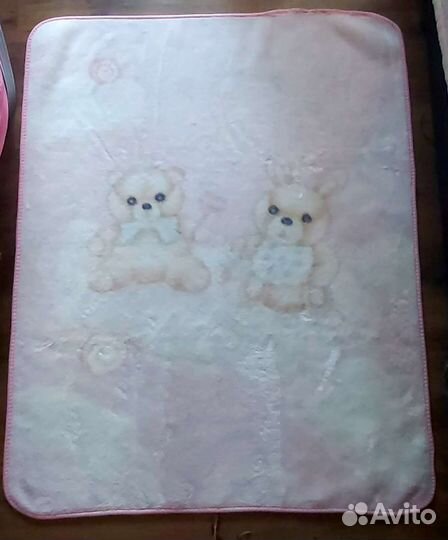 Плед детский натуральный р.100/125