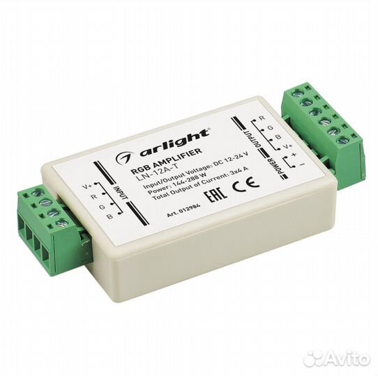 RGB-усилитель LN-12A-T (12/24V, 144/288W)