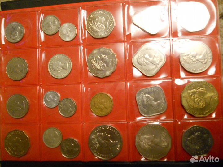 Монеты Англии и её колонии с елизаветой 2