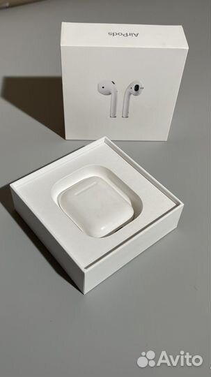 Кейс от Airpods 2 оригинал с коробкой