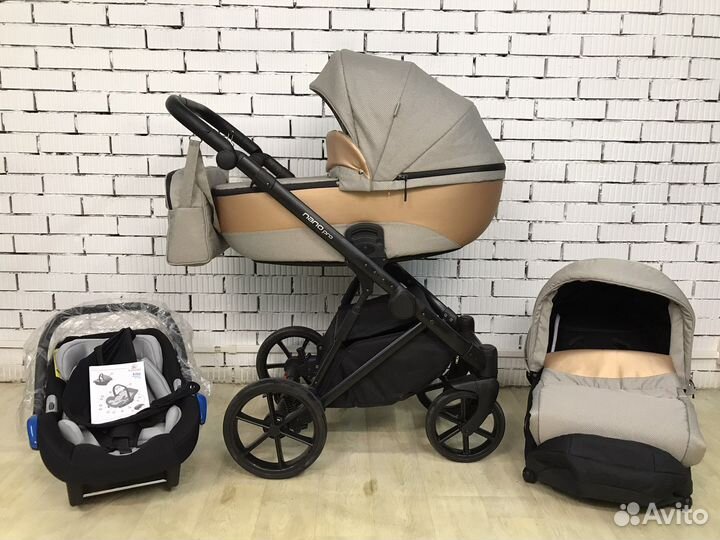 Коляска riko nano pro 3в1