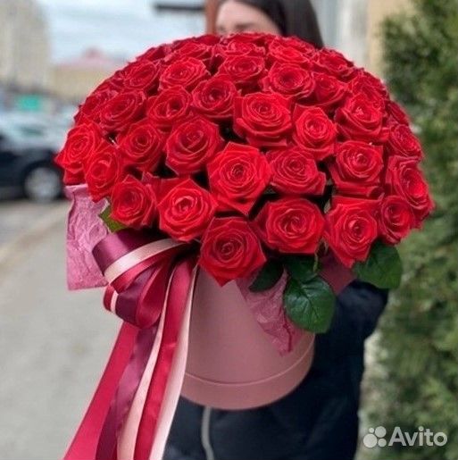 101 Роза Букет цветы
