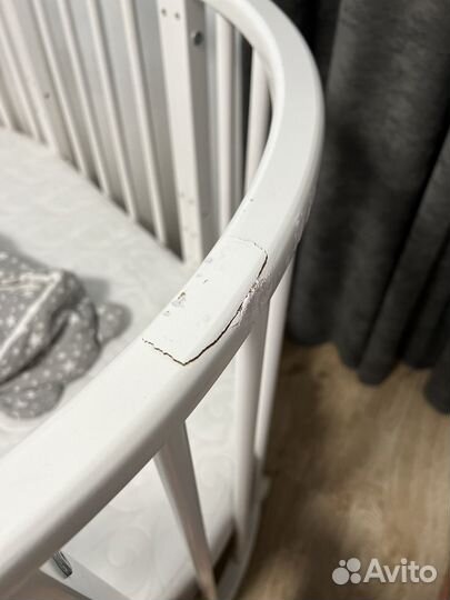 Детская кроватка круглая трансформер