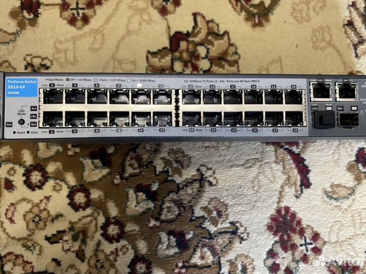 Коммутатор hp