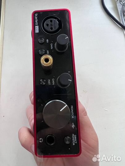 Внешняя звуковая карта focusrite scarlett 2i2 13 3