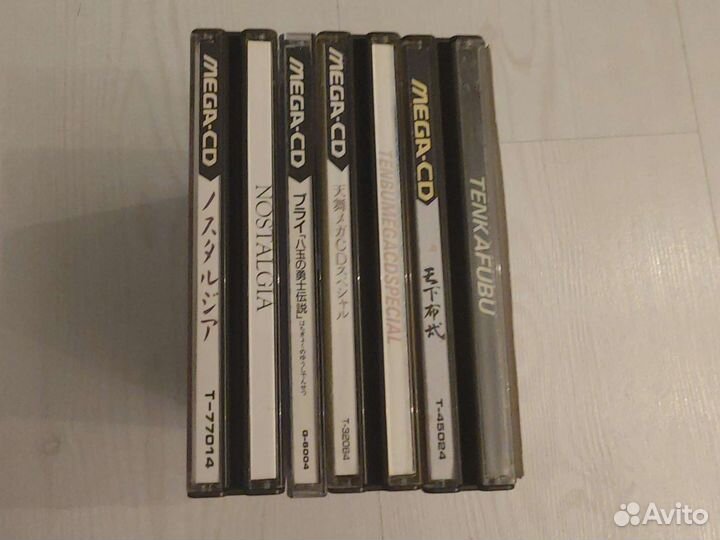 4 диска sega mega cd