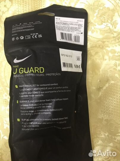 Футбольные щитки новые nikе оригинал на рост 120