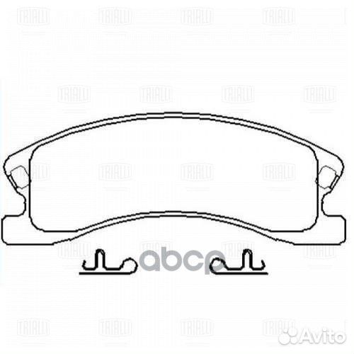 Колодки тормозные jeep grand cherokee II 00- пе