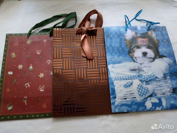 Бумажные пакеты, подарочные