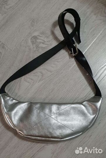 Новая сумка поясная, нат. кожа