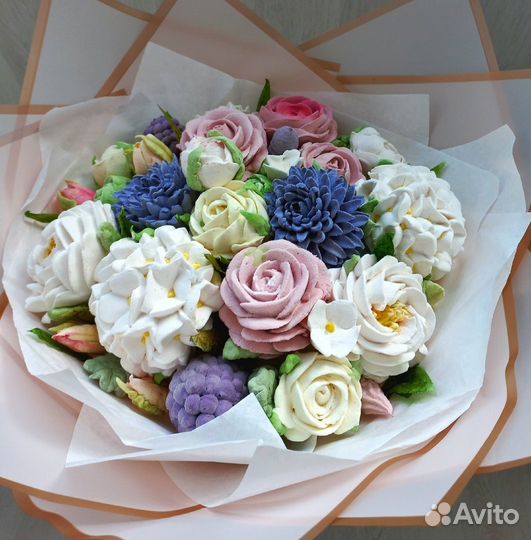 Букеты из зефира