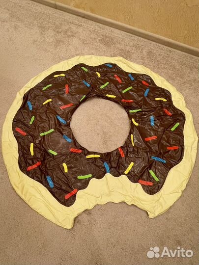 Надувной круг пончик