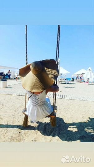 Шляпа женская пляжная