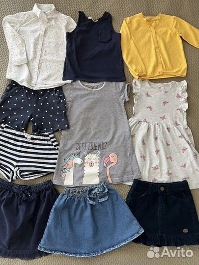Одежда для девочки пакетом 110 116