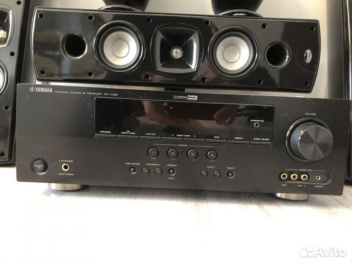 Акустические колонки klipsch с усилителем yamaha