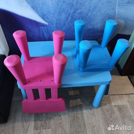 Детский стол и стул IKEA