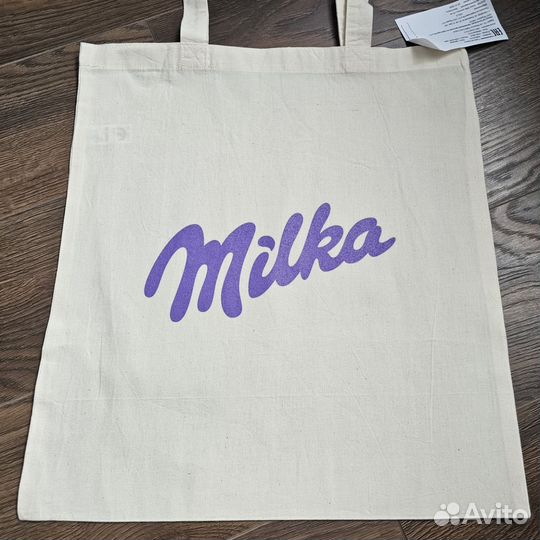 Набор от milka, сумка/блокнот