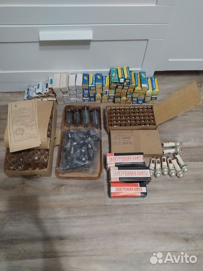 Новые радиолампы СССР. 182шт.+ пакет. Опт