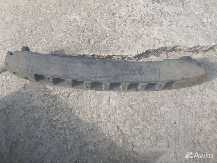 Бампер задний поло седан, абсорбер заднего бампер