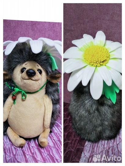 Ёжик в шляпке ручная работа