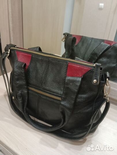 Сумка из натуральной кожи