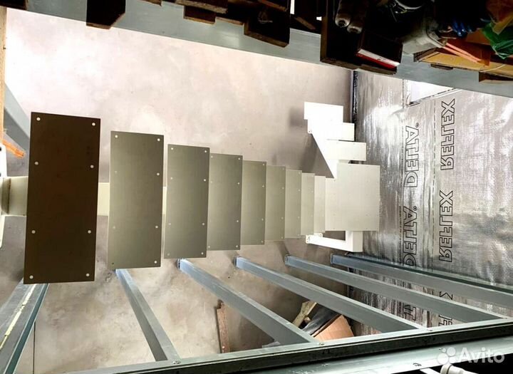 Лестница в стиле лофт