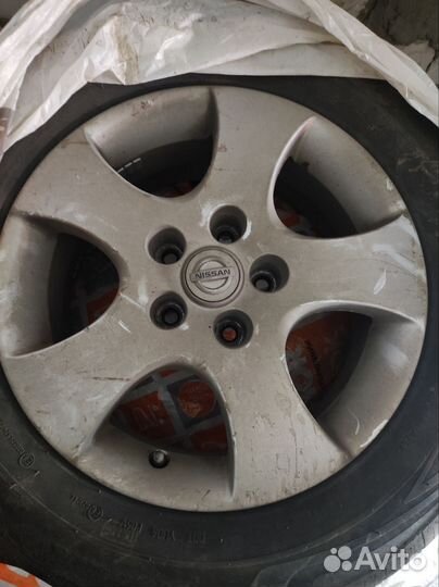 Литые диски с летней резиной r16