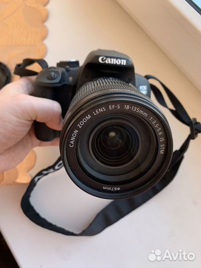 Canon 650d c 2 объективами (18-135 stm, 10-18 stm)