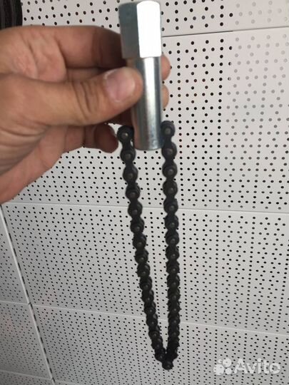 Съемник масляного фильтра цепной под вороток 1/2 д