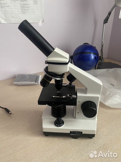 Учебный биологический микроскоп aomekie 64-640