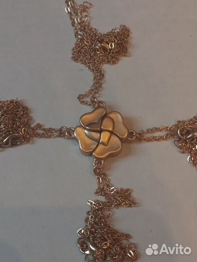 Парные четверные кулоны/цепочки