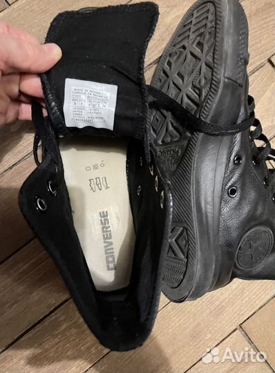 Кеды converse черные 37.5. красные -38. размер ори