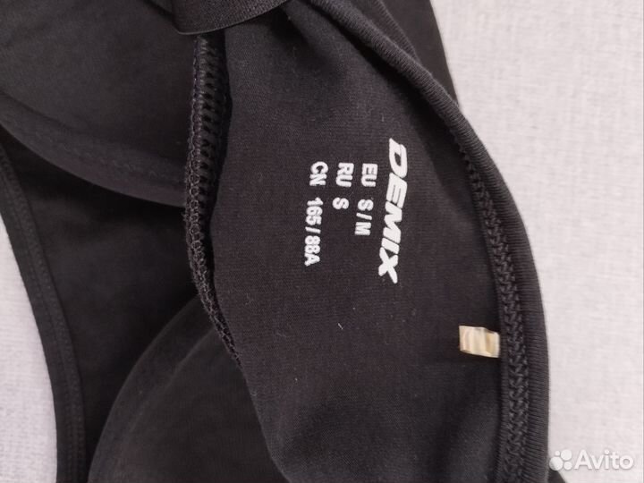 Спортивный топ demix чёрный размер s