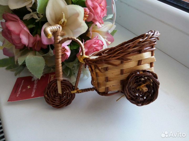 Предмет декора/Плетёный велосипед