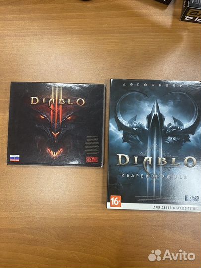 Диск Diablo 3 pc + дополнение, коды активированы