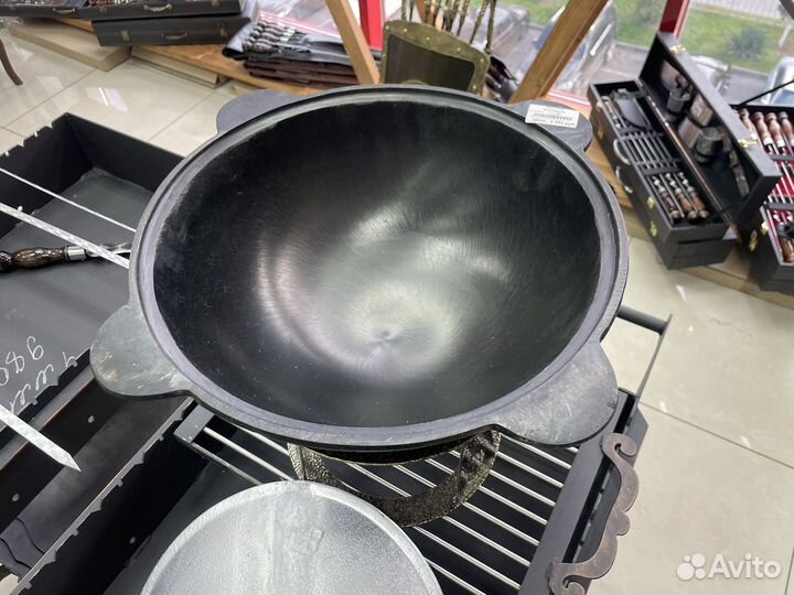 Казан чугунный узбекский 8 литров