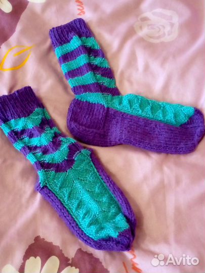 Носки вязанные