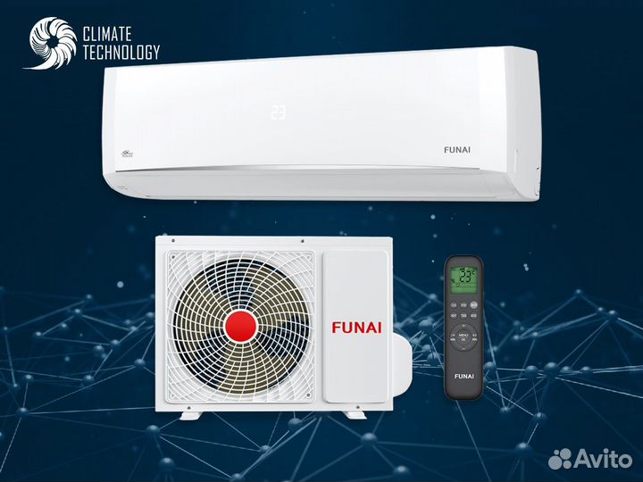 Сплит система funai новая