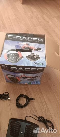 Игровой руль с педалями для пк, Android, PS, Xbox