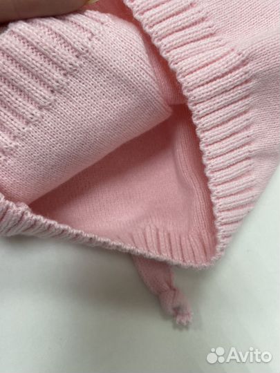 Шапка со снудом новая зимняя 50-52 для девочки