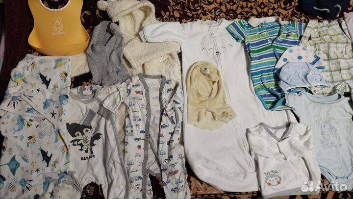 Детская одежда для новорожденных пакетом