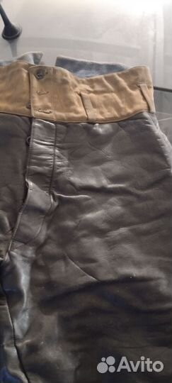 Брюки кожаные