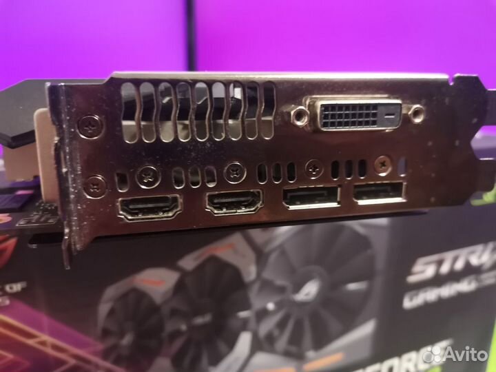 ROG strix GeForce GTX1070 8G gaming 1721 мгц