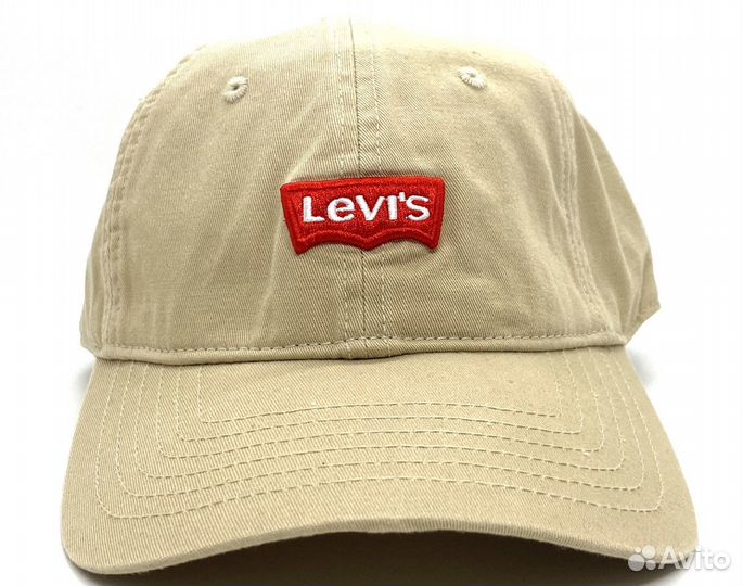 Бейсболка Levis цвет бежевый