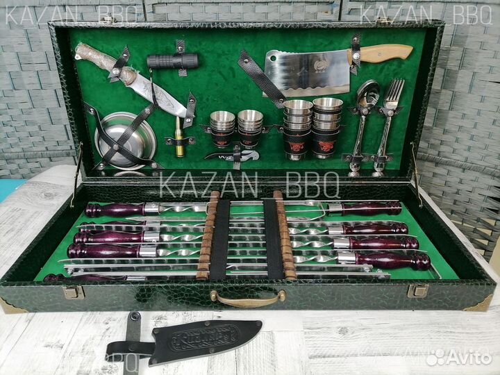 Шампуры в кейсе на подарок