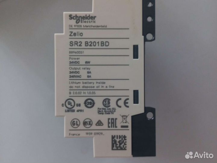 Zelio logic реле schneider electric