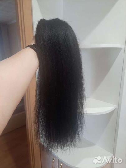 Хвост из натуральных волос