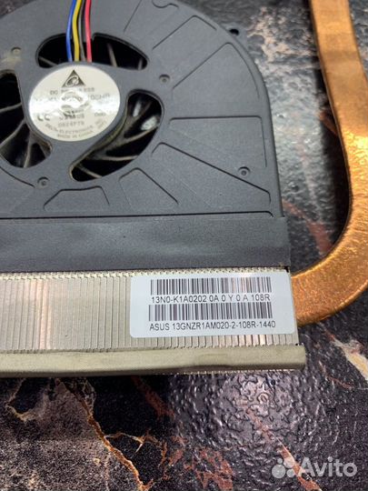 Системы охлаждения Asus k52 a52